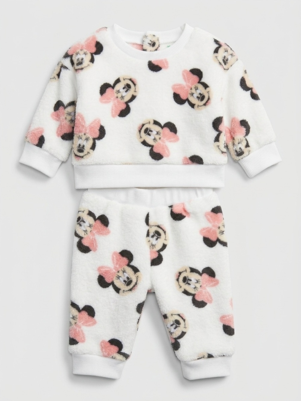 Disney Baby - 2 Piece Set W/ Minnie Mouse Print (Poly) - NB